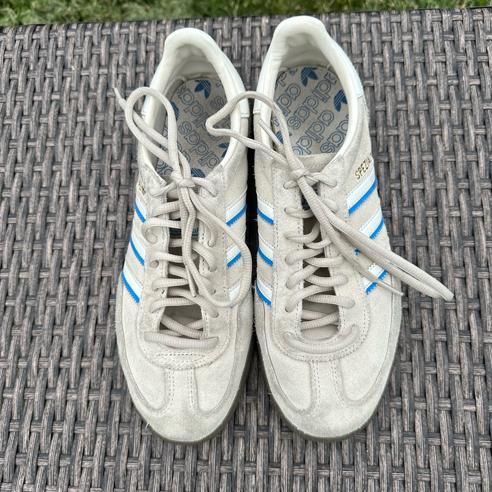 Adidas Gray and Blue Retro Handball Spezial Sneakers - Picture 2 of 7